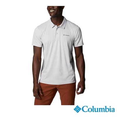 Columbia 哥倫比亞 男款- Omni-Shade UPF50 酷涼快排Polo衫-灰色 UAE92290GY / S22