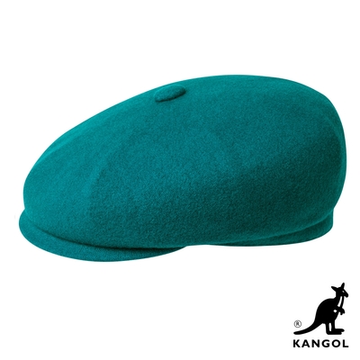 KANGOL-WOOL HAWKER 鴨舌帽 - 碧綠色