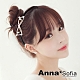 AnnaSofia 鏤空珠點蝶結 韓式髮飾細髮箍 product thumbnail 1