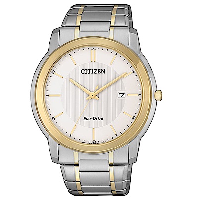 CITIZEN 簡約光動能紳仕男錶/AW1216-86A