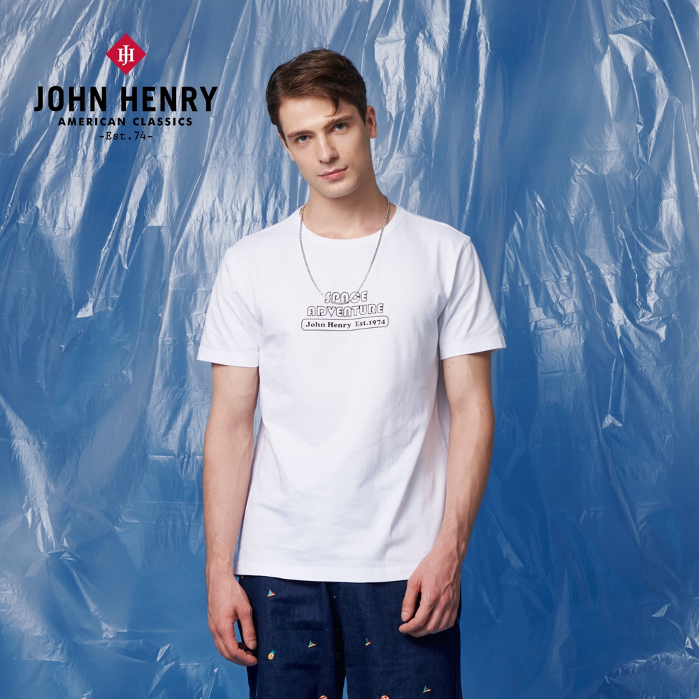 JOHN HENRY 美國棉太空冒險短袖T恤-二色