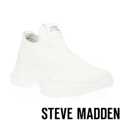 STEVE MADDEN-MOVIN ON 透氣網布運動休閒鞋-白色