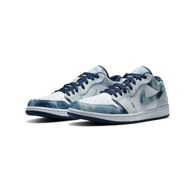 Nike Air Jordan 1 Low Washed Denim 水洗牛仔 喬丹 單寧 休閒鞋 男鞋 CZ8455-100