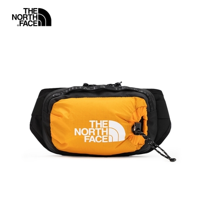 【The North Face 官方旗艦】北面男女款橙黑色便捷耐磨休閒腰包 