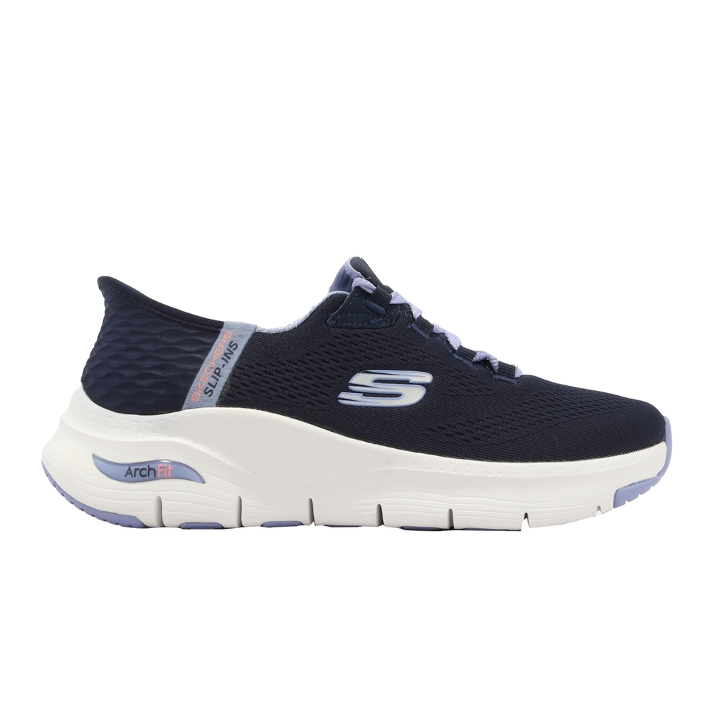 Skechers 休閒鞋Arch Fit-Fresh Flare Slip-Ins 女鞋藍紫支撐套入式