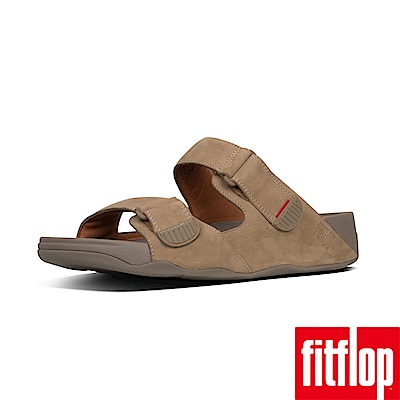 FitFlop GOGH MOC NUBUCK SLIDES-羽毛灰