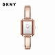 【DKNY】Cityspire 典雅玫瑰金不鏽鋼女錶 玫瑰金不鏽鋼鍊帶 24MM NY2867 product thumbnail 1