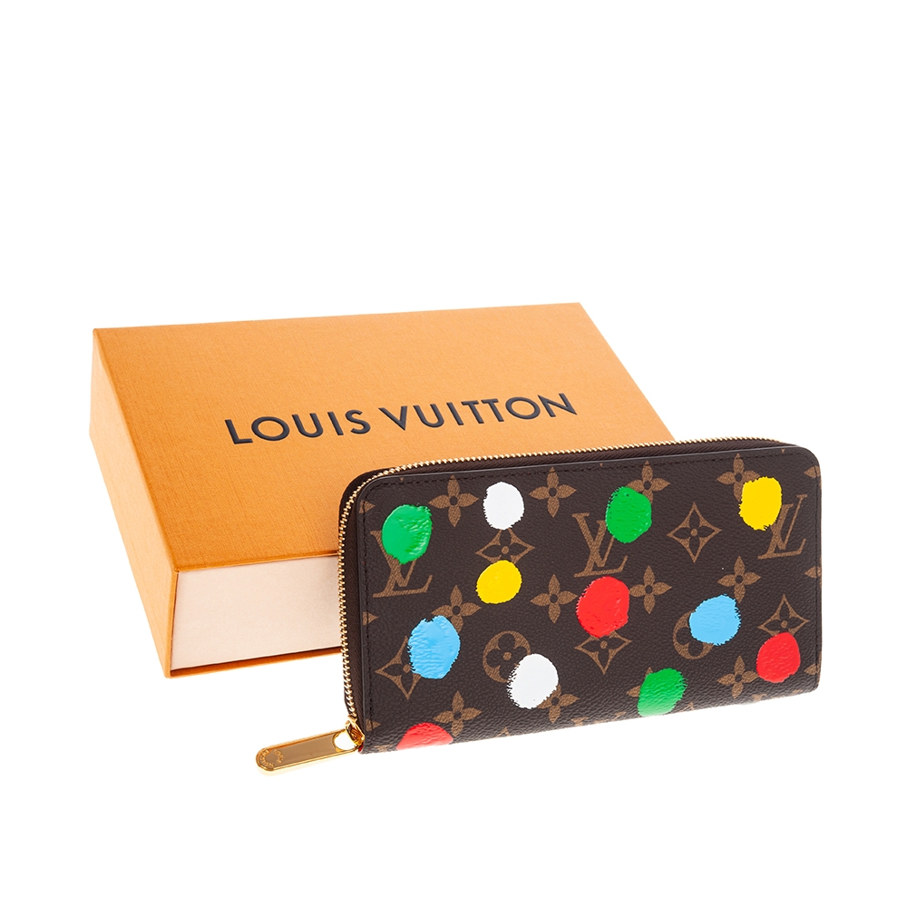 Louis Vuitton multi X Yayoi Kusama Zippy Wallet