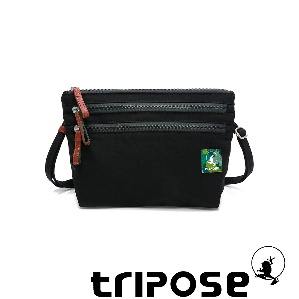 tripose  MIN多功能袋中袋斜背包 潮感黑