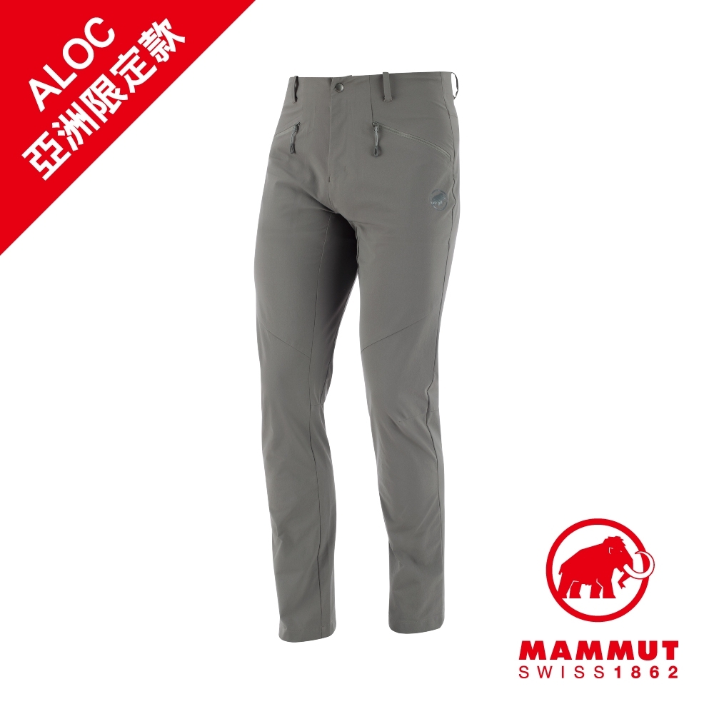 【Mammut 長毛象】Trekkers2.0 防潑長褲 鈦金灰 男款#1021-00410