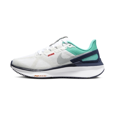 NIKE Air Zoom Struture 25 女鞋 白綠藍色 訓練 網布 緩震 運動 休閒 慢跑鞋 DJ7884-102
