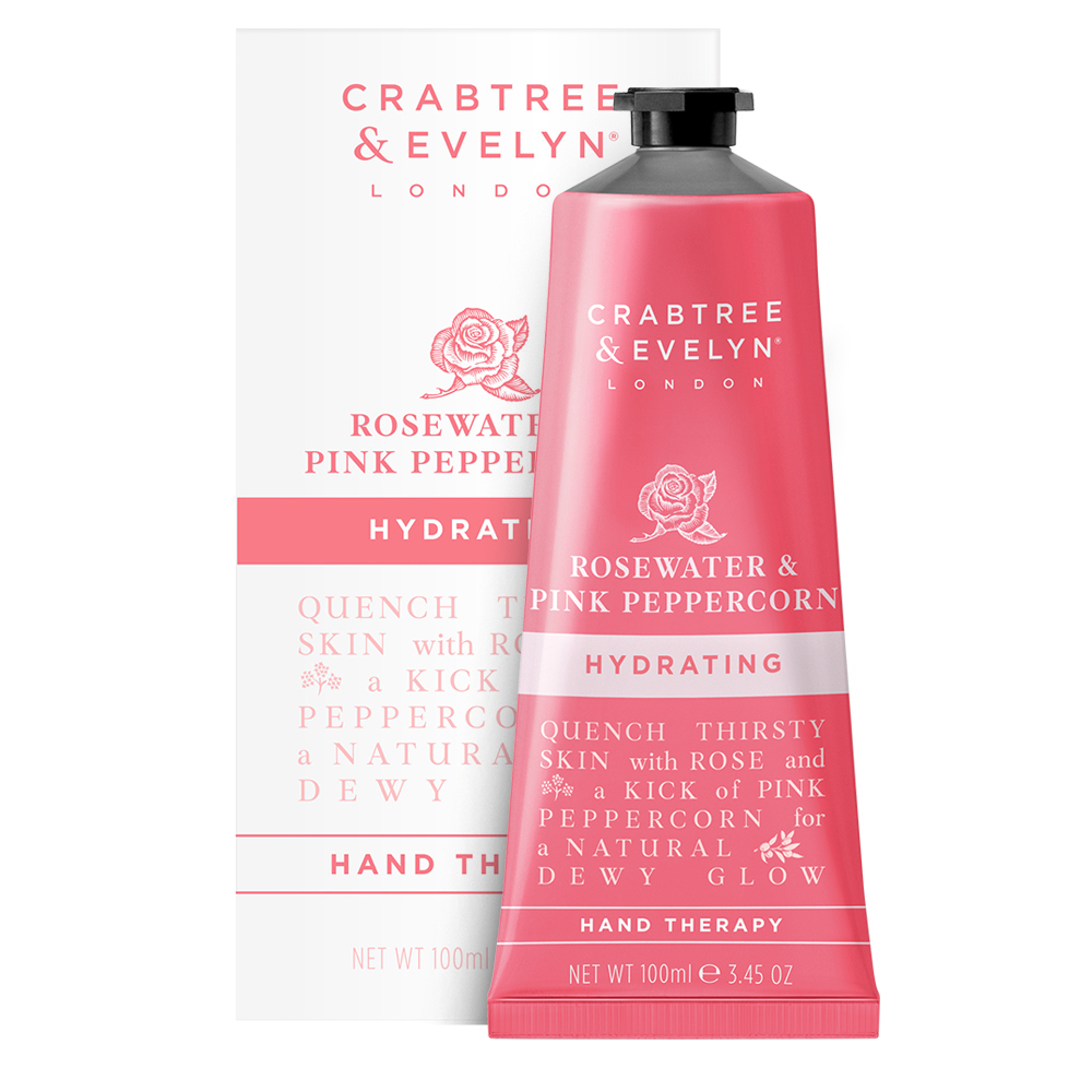 Crabtree & Evelyn瑰珀翠 玫瑰粉椒護手護甲霜100ml