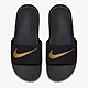 NIKE KAWA SLIDE (GS/PS) 中大童 拖鞋-黑金-819352003 product thumbnail 1