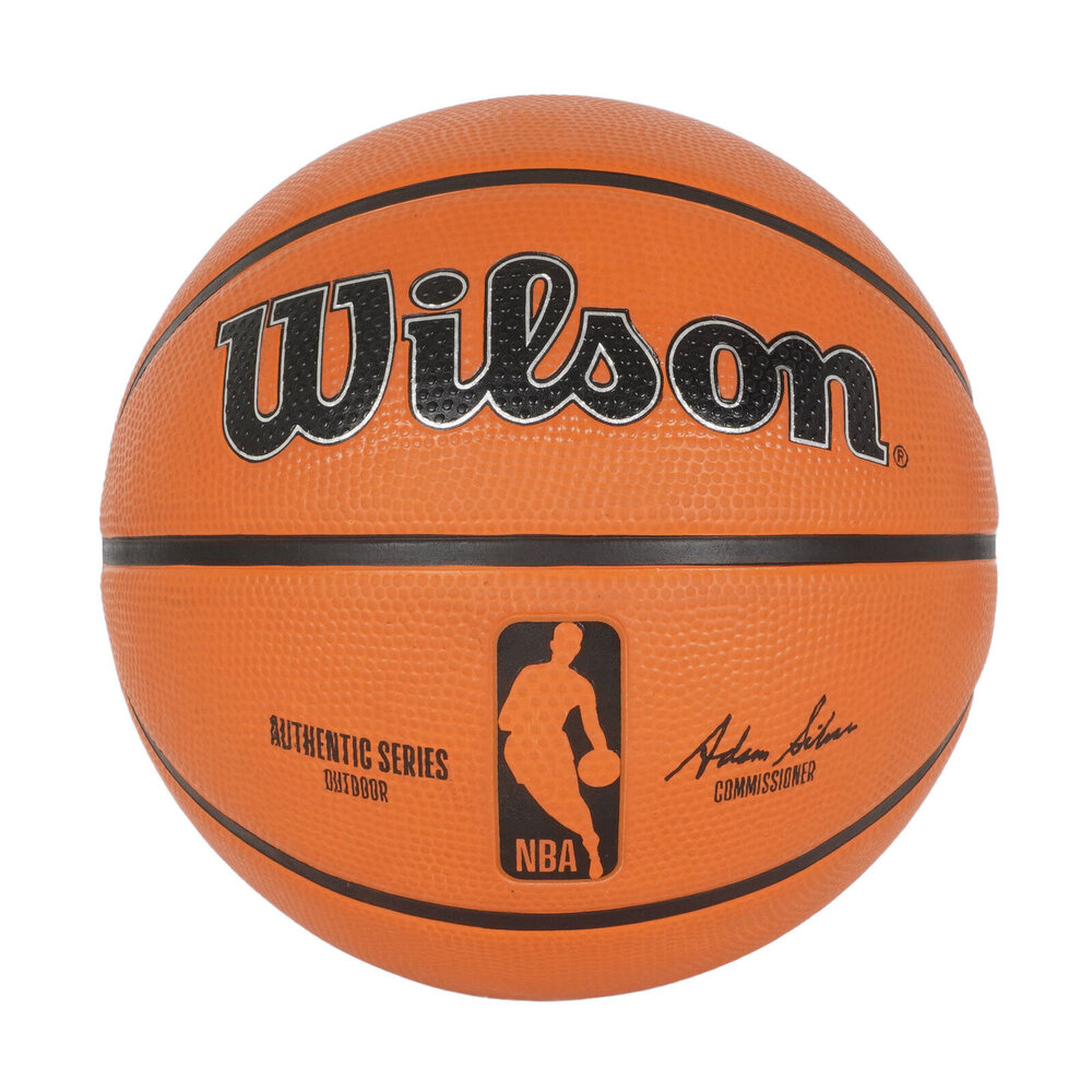 Wilson NBA AUTH [WTB7300] 籃球 7號 室外 橡膠 深溝 控球佳 耐磨 環保 經典橘