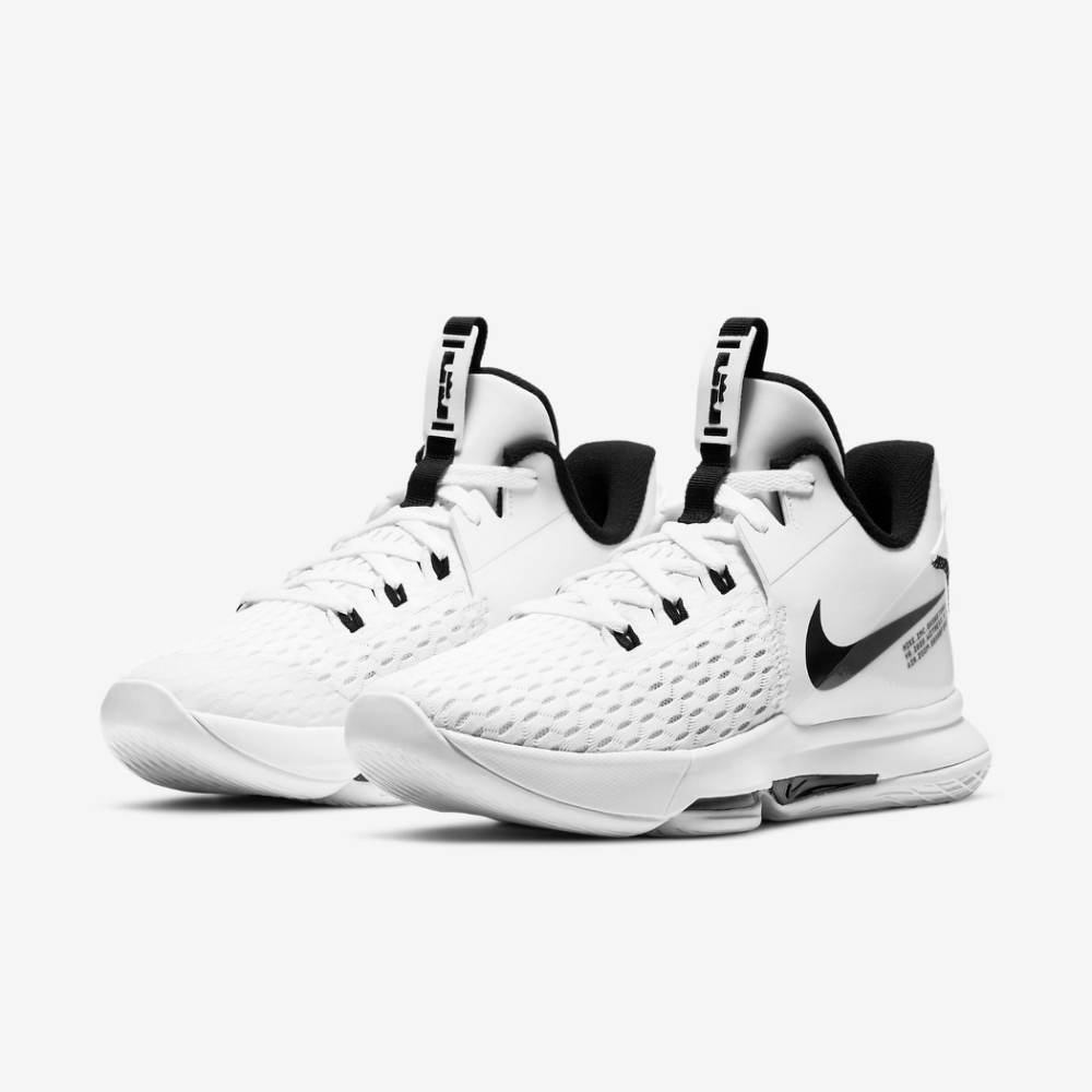 Nike 籃球鞋 Lebron Witness V 男鞋 氣墊 舒適避震 明星款 支撐包覆 球鞋 白 黑 CQ9381101