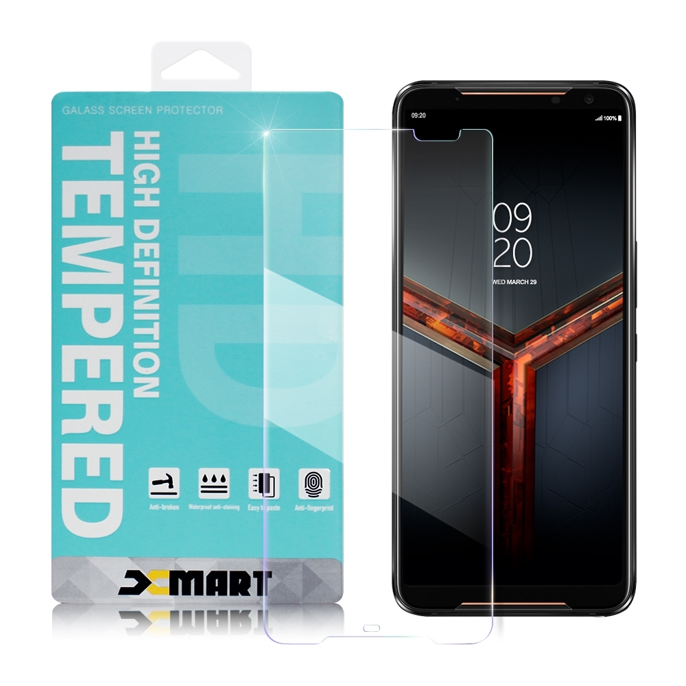 Xmart for 華碩 ROG Phone II ZS660KL 薄型玻璃保護貼-非滿版