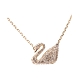 SWAROVSKI 施華洛世奇 Swan 水晶天鵝金項鍊(玫瑰金色) product thumbnail 1