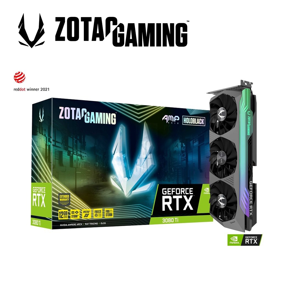 ZOTAC GAMING RTX3080Ti AMP Holo (ZT-A30810F-10P) 顯示卡| RTX 30