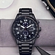 CITIZEN 星辰 光動能 三眼計時 腕錶 黑色 男錶 手錶-CA0775-79E product thumbnail 1