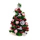 交換禮物-摩達客 迷你1尺(30cm)裝飾綠色聖誕樹(銀松果糖果球色系) product thumbnail 1