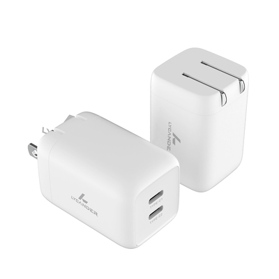 Lycander FiCKA 雙 USB-C PD40W 快速氮化鎵充電器