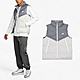 Nike 背心 Windrunner 男款 灰 白 保暖 拉鍊口袋 雙向拉鍊 立領 羽絨 風衣 外套 DV1136-084 product thumbnail 1