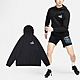 Nike 帽T Dri-FIT Fitness 男款 黑 速乾 毛圈布 膠印 運動 連帽上衣 FN3286-010 product thumbnail 1