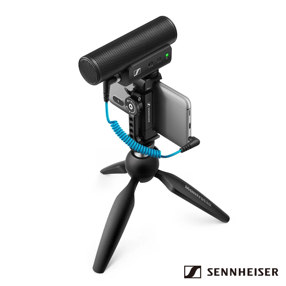 德國 Sennheiser MKE 400 Mobile Kit 指向收音麥克風手機直播套組