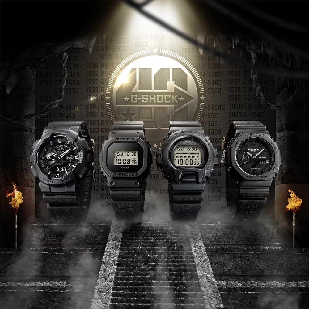 CASIO 卡西歐G-SHOCK 40週年經典復刻電子腕錶50mm / DW-6640RE-1 | G