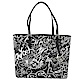 MICHAEL KORS Graffiti限定塗鴉PVC托特包(黑) product thumbnail 1