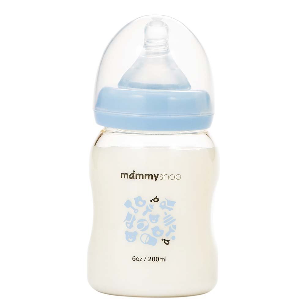 【麗嬰房】媽咪小站 母感體驗2.0 PPSU奶瓶-寬口200ml-藍