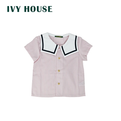 IVY HOUSE 海軍領棉質梭織上衣85cm~120cm 331103