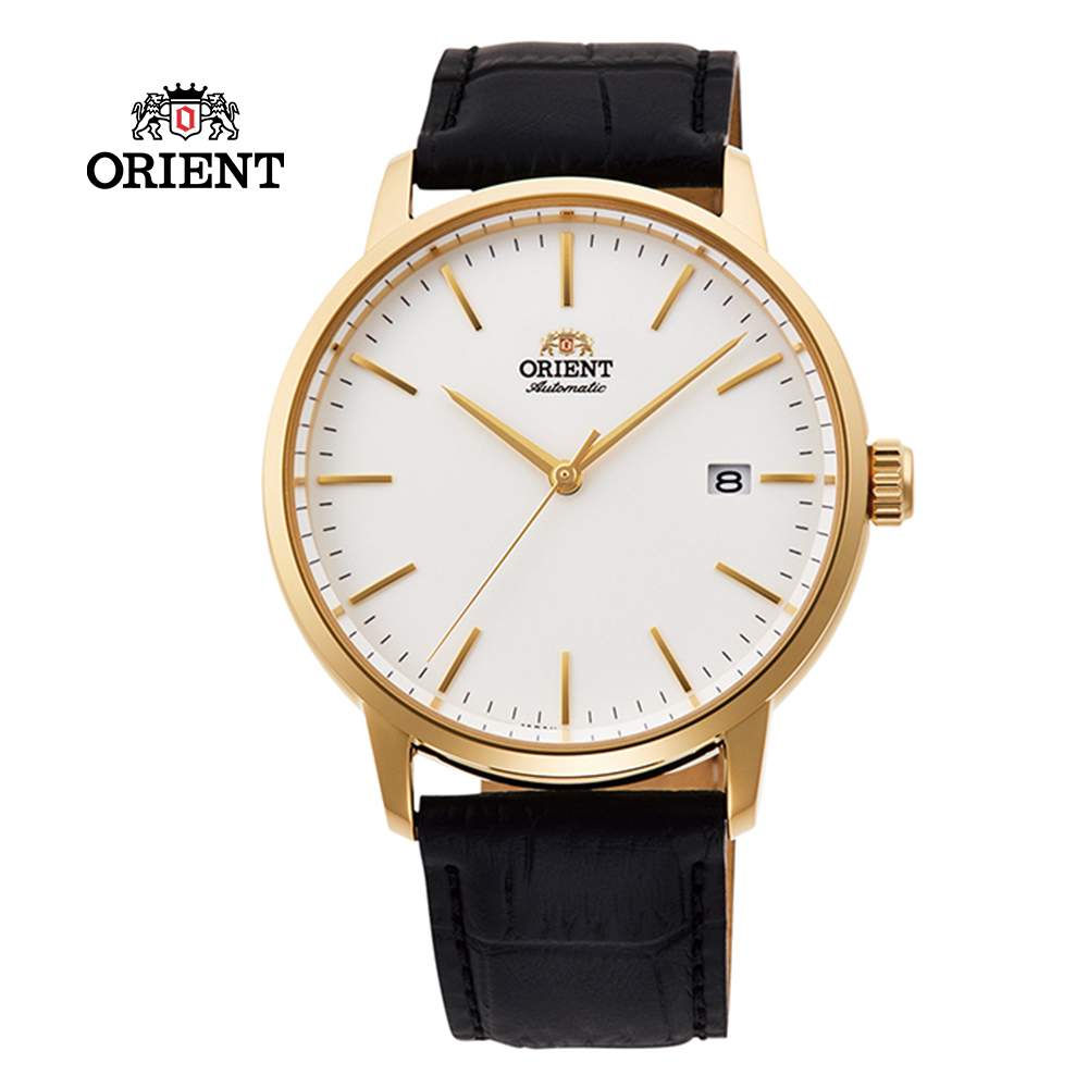 ORIENT 東方錶 DATEⅡ系列 機械錶 皮帶款 白色 RA-AC0E03S
