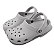 Crocs 涼拖鞋 Classic Clog K 童鞋 大童 灰 大氣灰 洞洞鞋 克駱格 卡駱馳 2069911FT product thumbnail 1
