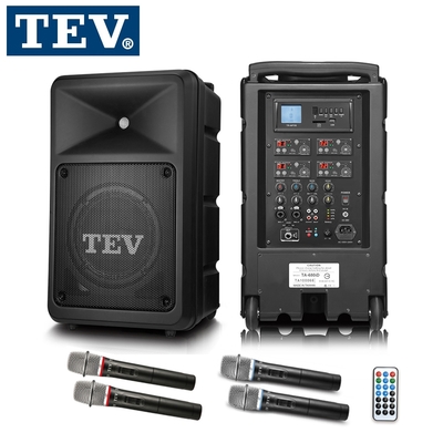 TEV TA680iD-U4藍牙/USB/SD四頻無線擴音機