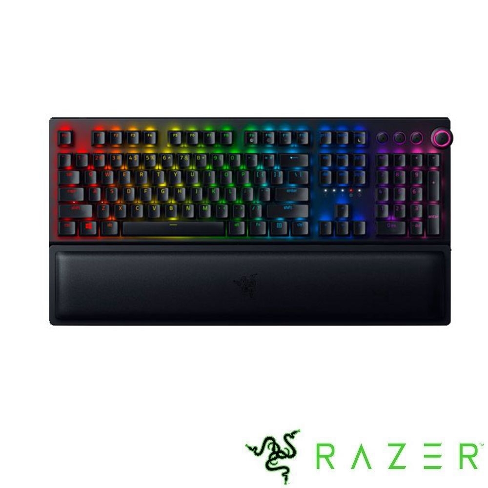 Razer 雷蛇 黑寡婦蜘幻彩版鍵盤 V3 Pro 黃軸