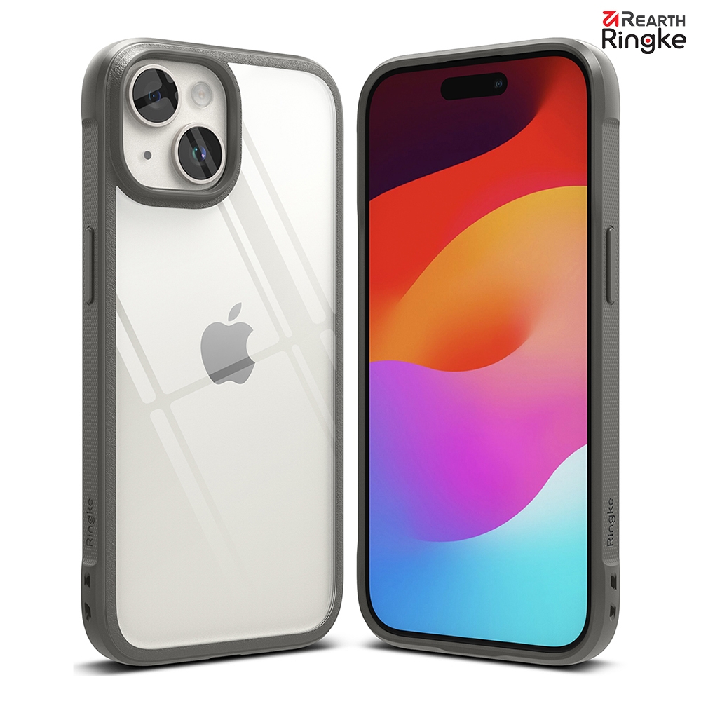 【Ringke】iPhone 15 Plus 6.7吋 [Fusion Bold] 防撞手機保護殼（灰）