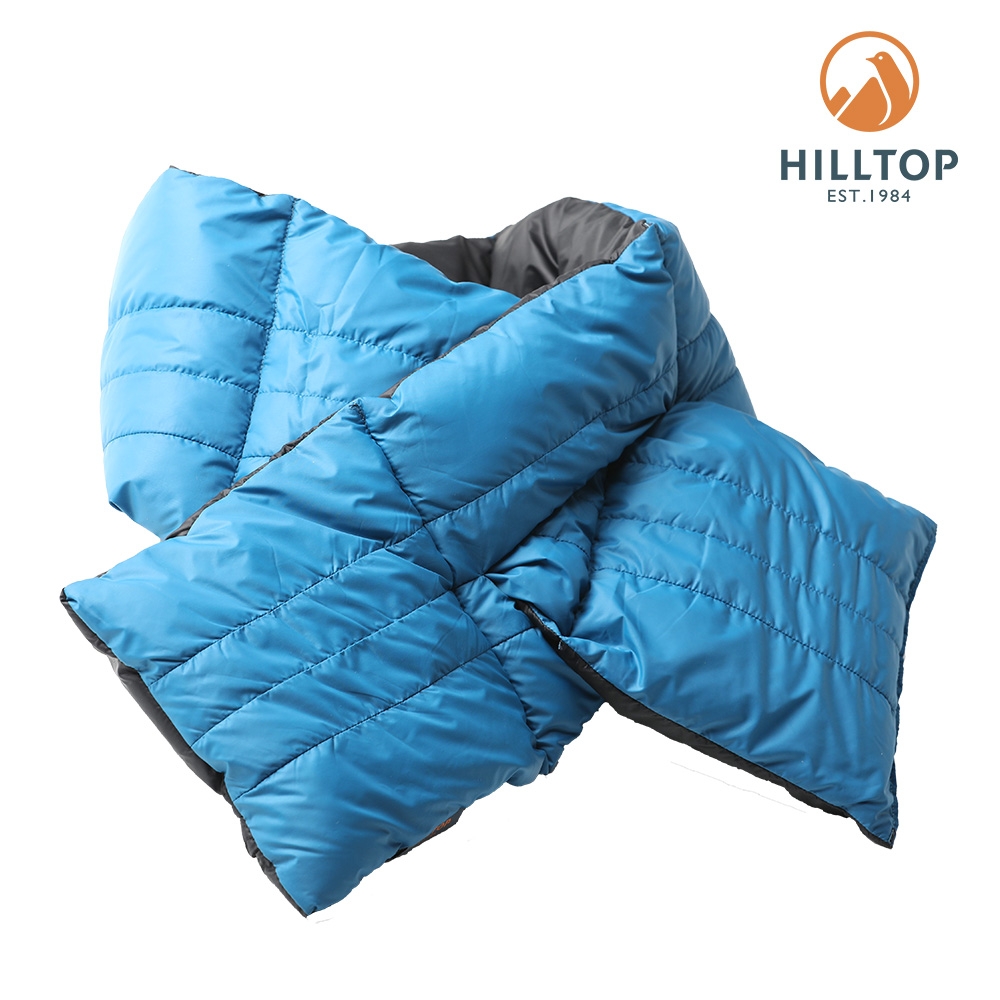 Hilltop 山頂鳥 90/10保暖羽絨圍巾F44X01藍