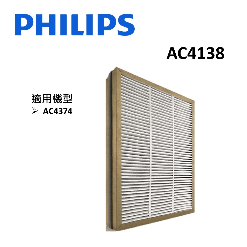 【PHILIPS飛利浦】空氣清淨機專用替換濾網 AC4138