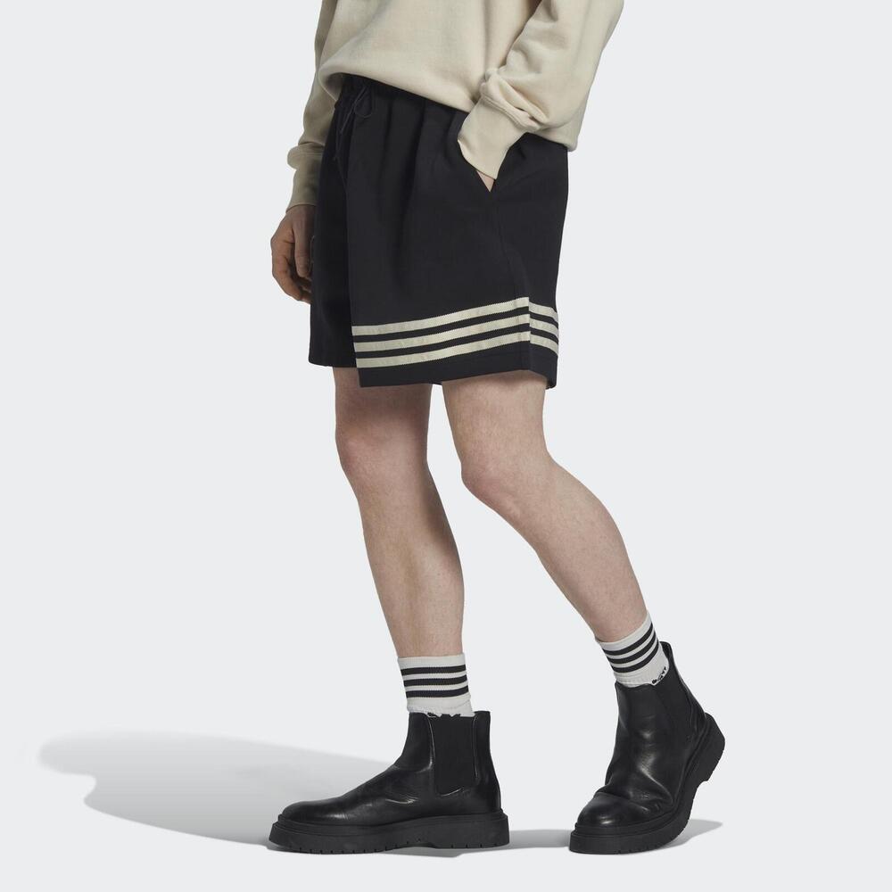 Adidas New C Shorts HN6594 男 短褲 運動 經典 休閒 國際版 寬鬆 舒適 棉質 黑