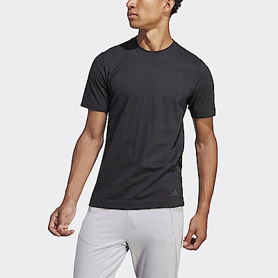 Adidas Yoga Tee [IB8956] 男 短袖 上衣 亞洲版 瑜珈 訓練 運動 吸濕排汗 修身 有機棉 黑