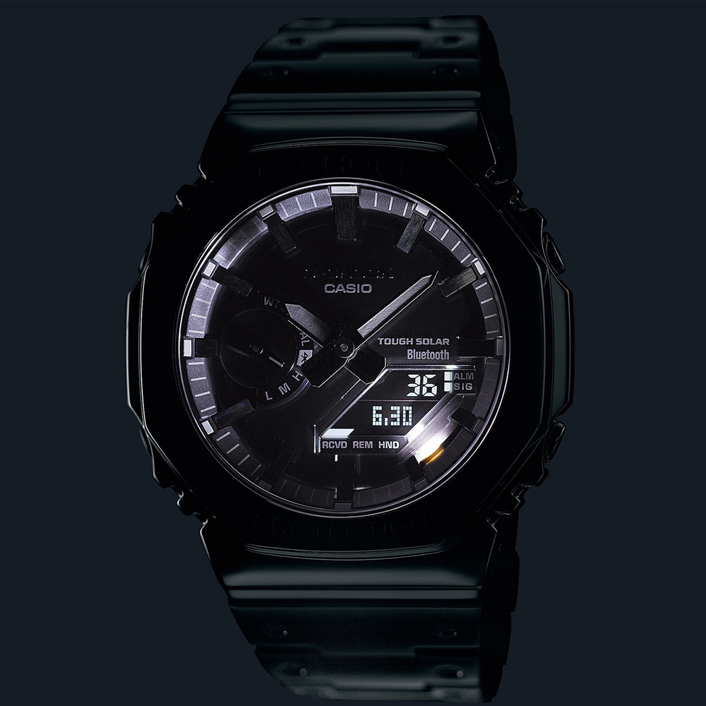 CASIO 卡西歐G-SHOCK全金屬系列太陽能藍牙運動錶-GM-B2100D-1A | G