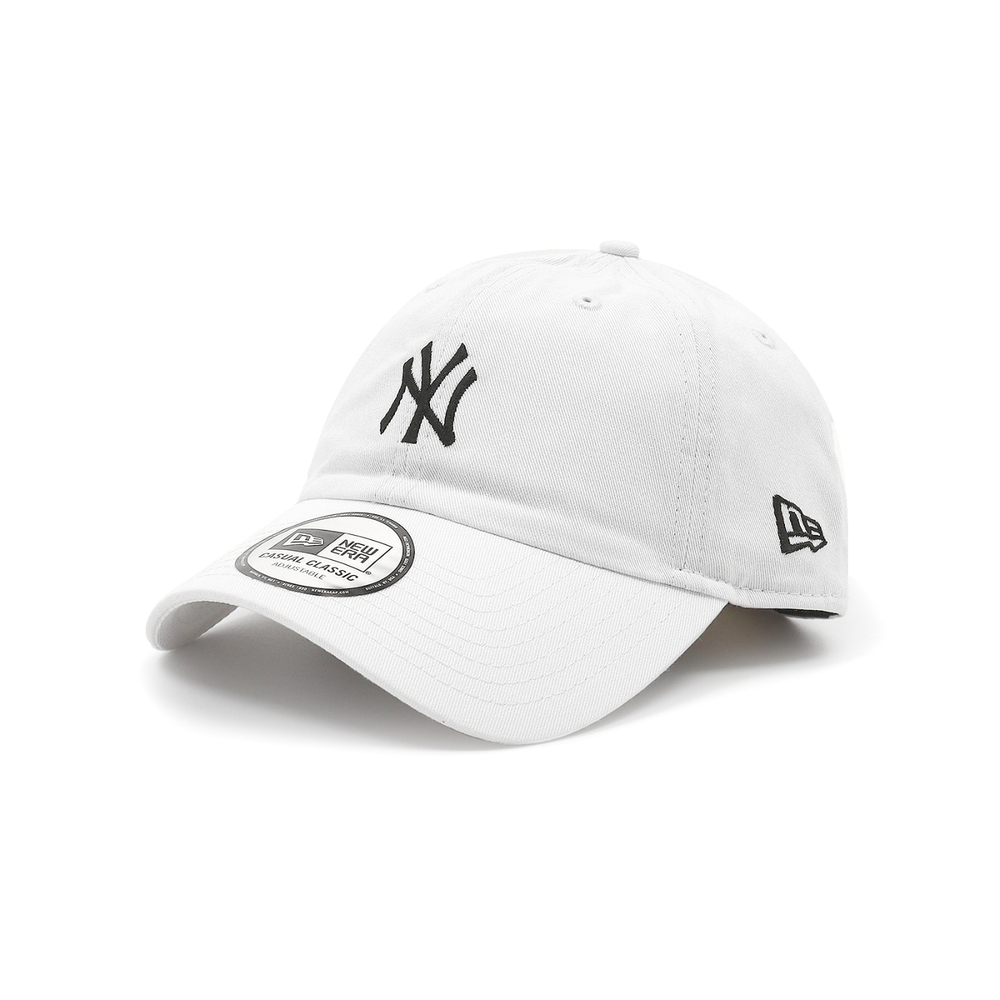 New Era 帽子Classic MLB 男女款白黑基本款紐約洋基棒球帽老帽NY