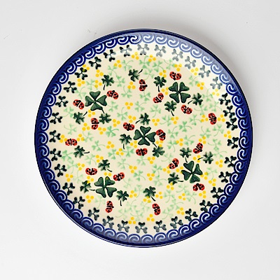 【波蘭陶 Vena】 幸運符號系列 圓形餐盤 19cm 波蘭手工製