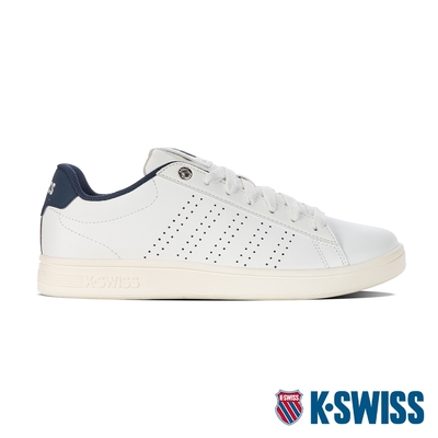 k-swiss base court時尚運動鞋-男-白/藍