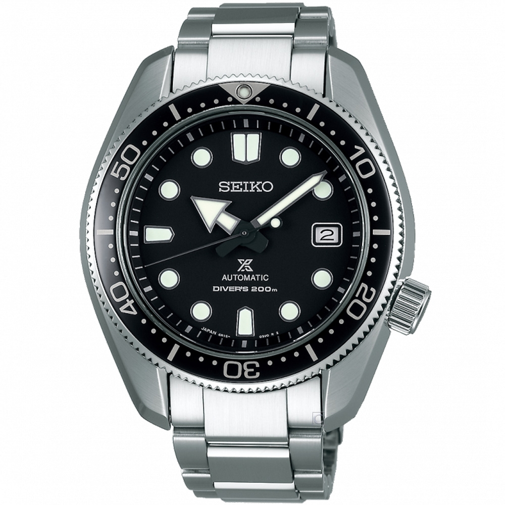 SEIKO 精工 Prospex SCUBA 200米機械錶-黑-男錶(SPB077J1)44mm