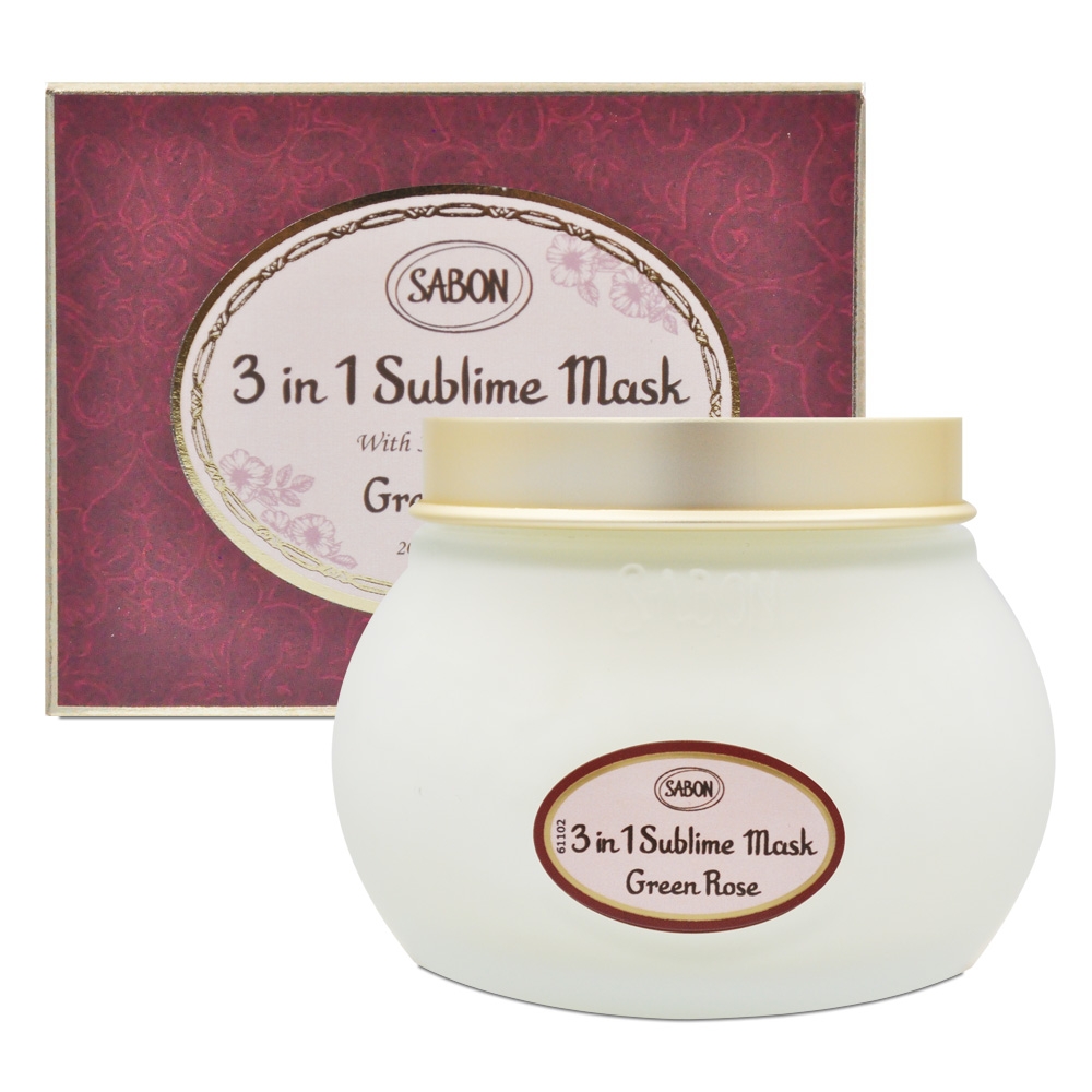 SABON 以色列綠玫瑰三合一修護髮膜200ml