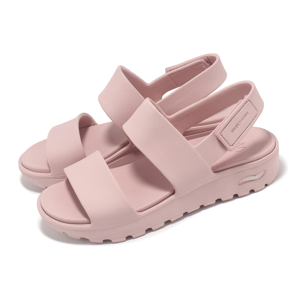 Skechers 涼鞋 Arch Fit Footsteps-Day Dream 女鞋 粉 支撐 防水 可調節 涼拖鞋 111380BLSH