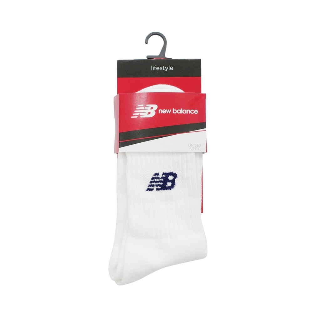 New Balance 襪子 Crew Socks 白 藍 長襪 中筒襪 男女款 休閒 運動 NB 7130400480 | 襪子 | Yahoo奇摩購物中心