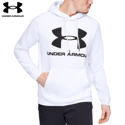 【UNDER ARMOUR】男 Rival Fleece連帽長袖套頭衫